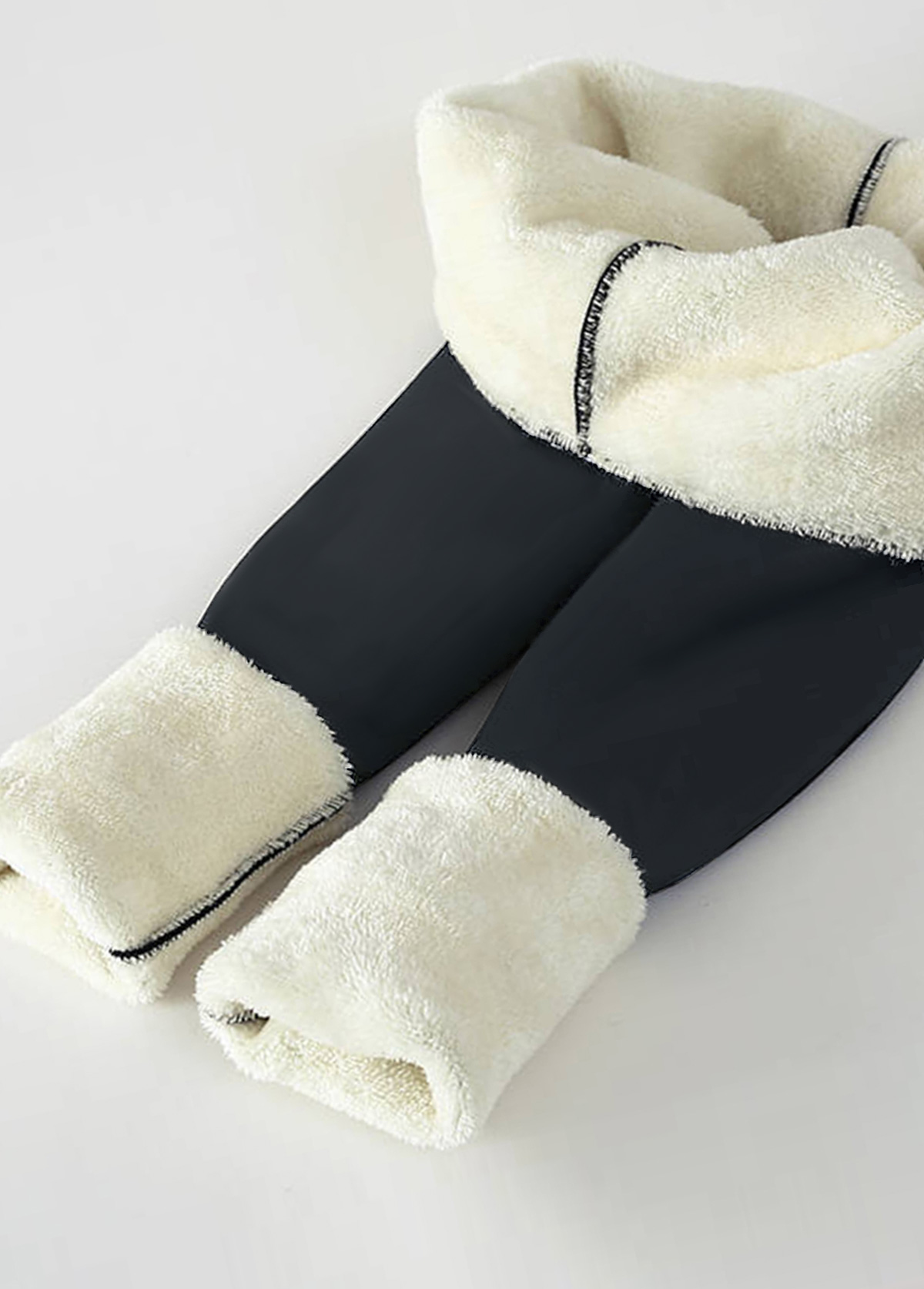 Elastic Waist High Waisted Ankle Length Leggings