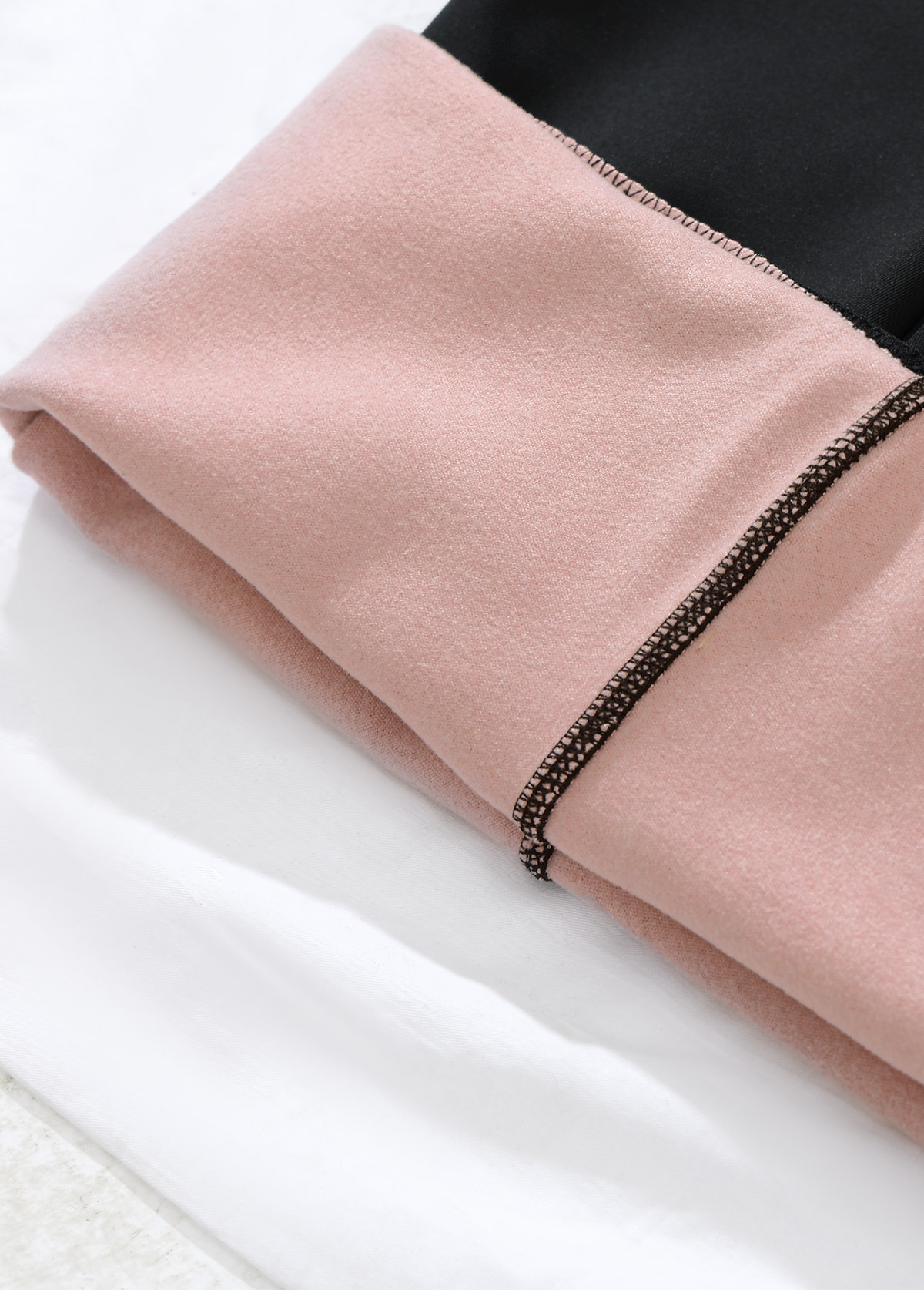 High Waisted Black Fleece Lined Leggings